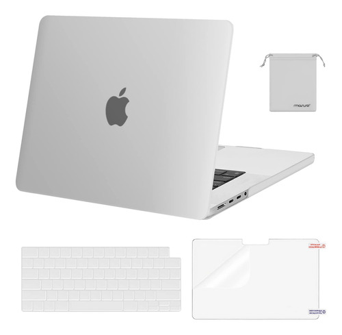 Funda Rígida Mosiso Para Macbook Pro 16  2485 Matte Clear