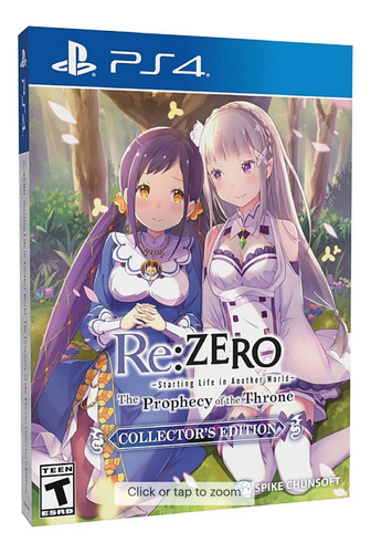 Re:zero  The Prophecy Of The Throne Collectors Edition Ps4