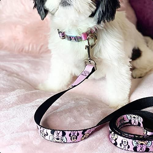 Correa Para Mascotas Minnie Mouse Con Hebilla Estampada