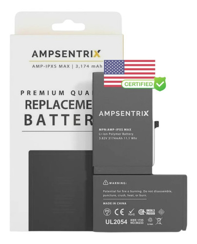 Bateria Ampsentrix Marca Condicion Compatible iPhone XS Max 