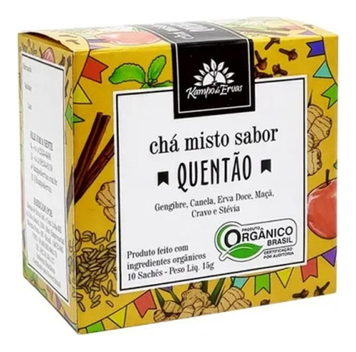 Chá Misto Sabor Quentão Kampo De Ervas Cx10schs