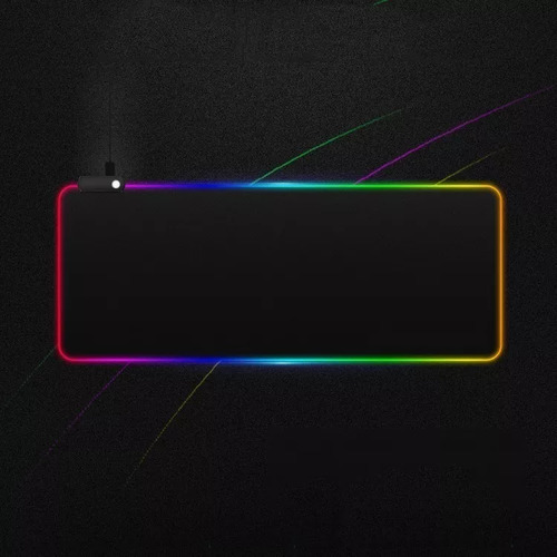 Mousepad Con Luz Led Rgb En 8 Modos Antiderrapante 90*40cm