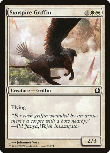 Carta Magic Sunspire Griffin X4 Unidades Playset Rtr