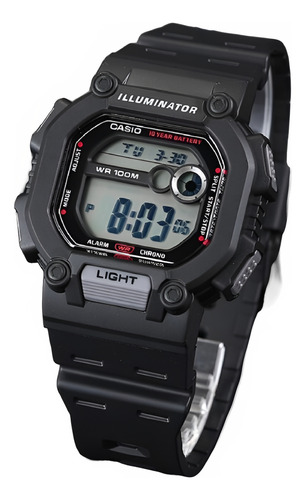 Reloj Hombre Casio W-737h-1a Negro Digital