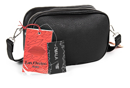 Imagen 4 de 6 de Cartera Bandolera Mujer Las Oreiro Cuero Sintetico Original