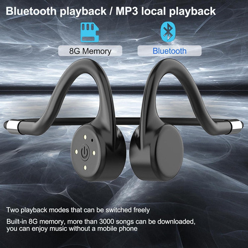 Auriculares Deportivos De Conducción Ósea Con Auriculares In