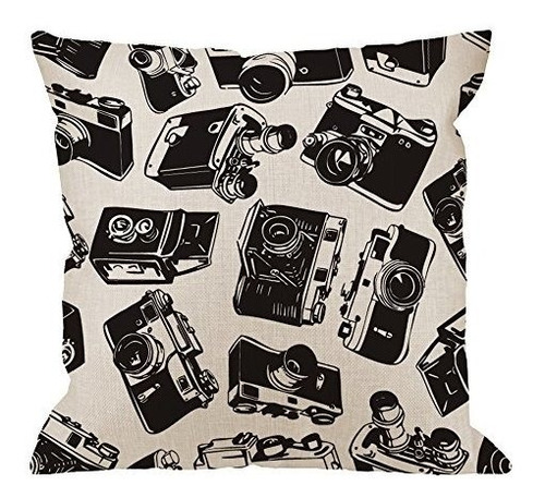 Cojin De Peluche - Hgod Designs Camera Pillow Cover,decorati