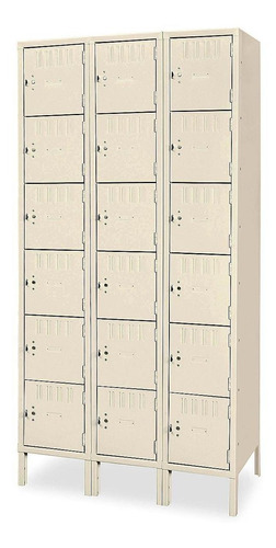Lockers Ind Puertas De Alto, S/ensamb, 91x30cm, Canela