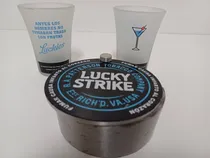 Comprar 7k Lucky Strike Ceniceros Y 02 Vasos Shot Coleccion 