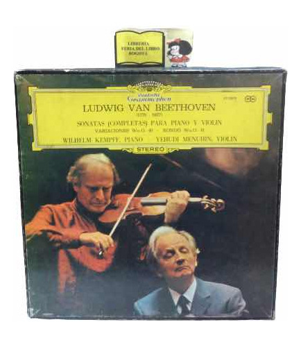 Lp - Acetato - Beethoven - Sonatas Completas - Piano Violín