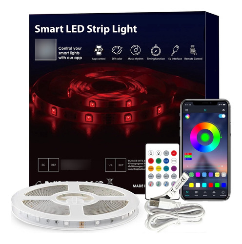 Snpde Tira De Luces Led Para Tv, Kit De Retroiluminación D.