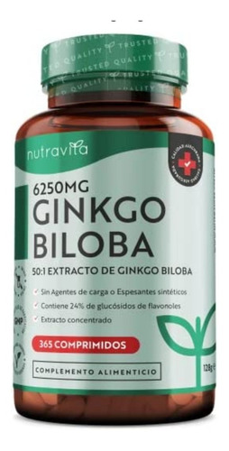 Ginkgo Biloba 6750mg / 365 Unidades 