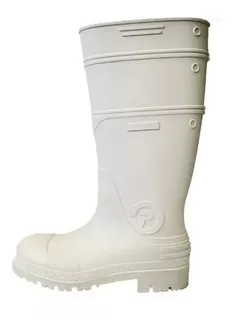 Botas Lluvia Blanca Pvc Goma Trabajo Industrial Frigorífico