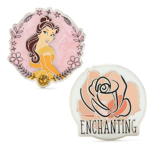 Prendedor Pin Set Belle Bella Y La Bestia Disney Store Uk