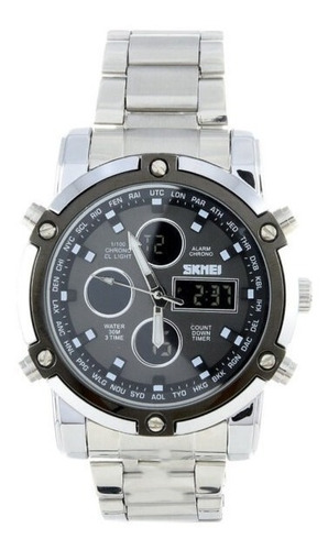 Imagen 3 de 6 de Reloj Hombre Skmei 1389 Crono - Alarma Fecha - Dist. Oficial