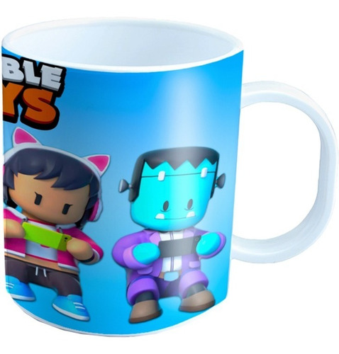 Taza Plástico Stumble Guys  Excelente Calidad