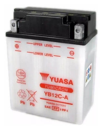 Bateria Yuasa Yb12c-a 12v 12ah