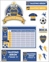 Comprar Kits Etiquetas Escolares Imprimibles Boca Juniors