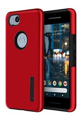 Incipio Google Pixel 2 Dualpro Estuche - Rojo Iridiscente Y