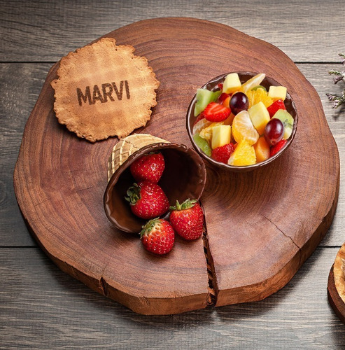 Mini Cestinha Bowl 100ml Marvi C/120 Baunilha