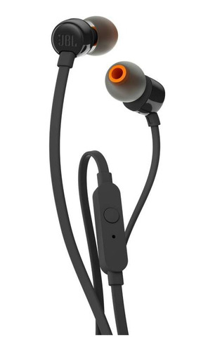 Audifonos Jbl Tune T110 In Ear Con Cable Plano Negro