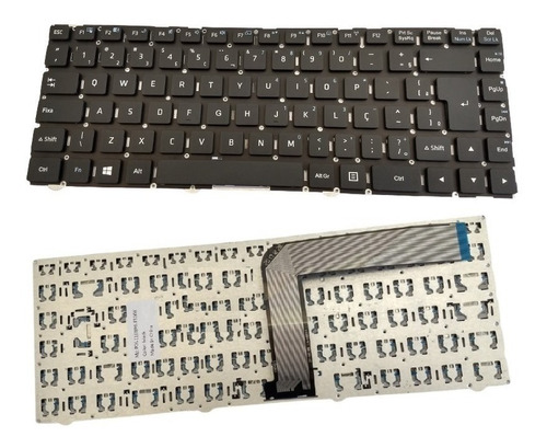 Teclado Para Notebook Positivo Stilo Xr3500 Xr3520 Xri2950 Cor Preto