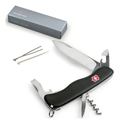 Canivete Victorinox Picknicker Preto 11 Funções