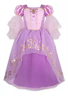 Rapunzel Tangled Disfraz Vestido Talla 7-8 Disney Store