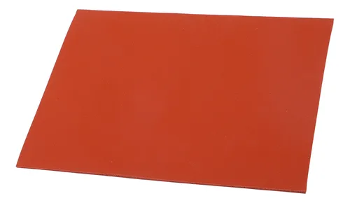 Protector De Mesa, 3 Unidades, Lámina De Silicona Roja, Resi