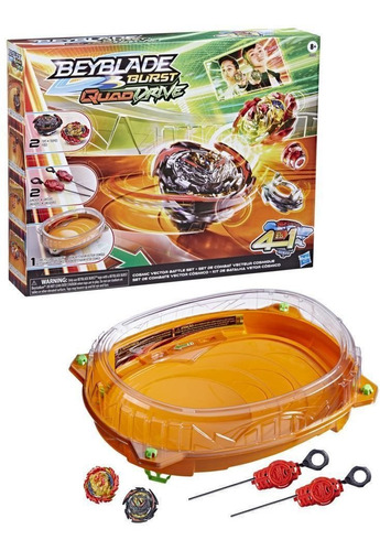 Estadio Beyblade Combate Vector Cosmico - Incluye 2 Trompos 