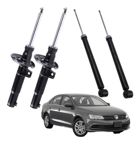 Kit Amortiguadores Vw Jetta A6 2010 - 2018 Alta Calidad