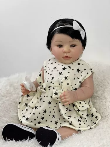 Bebê Reborn Realista Boneca Princesa Silicone