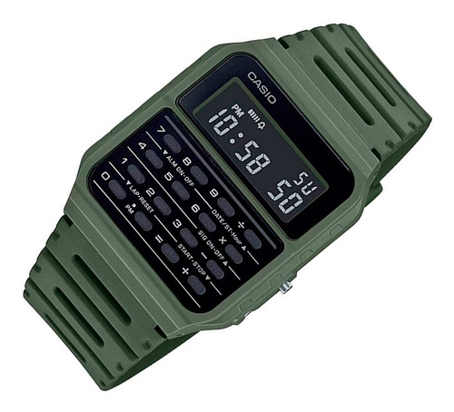 Imagen 2 de 9 de Reloj Casio Hombre Data Bank Ca-53wf-8bcf Colores