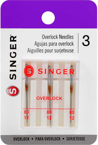 Set Agujas Singer Codigo 2151 Overlock Color AGUJAS OVERLOCK