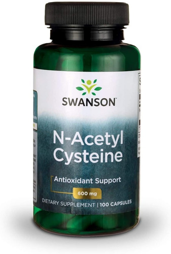 Imagen 1 de 2 de Nac N- Acetyl Cysteine 60mg 100 Capsulas Swanson