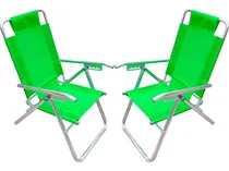 Comprar Combo 2 Reposeras Playeras Descansar 5 Pos. Aluminio 80000