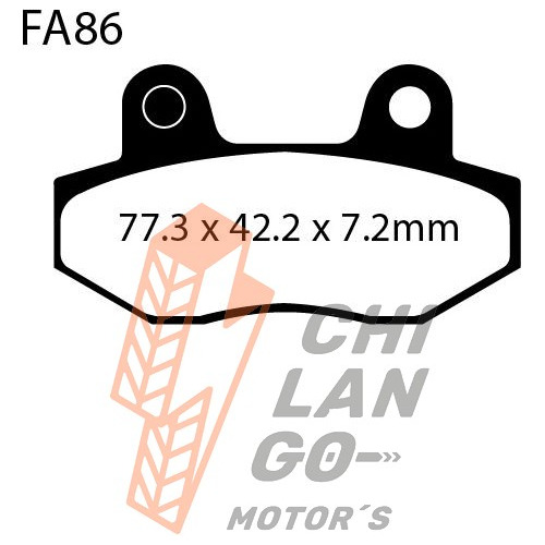 Balatas Ebc Del. Beta Evo 80 Senior 09-23 Fa86