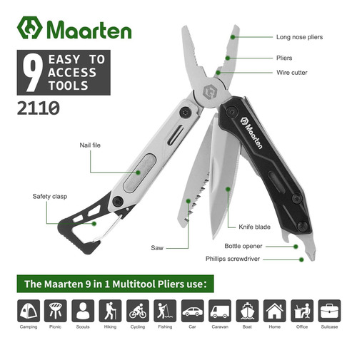 Multiherramienta, Cuchillo De Bolsillo Multiherramienta De A