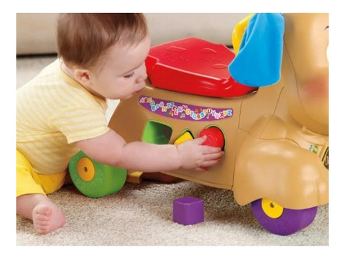Fisher Price Puppy Ride On Musical Con Luces Y Sonidos / B Perro Caqui