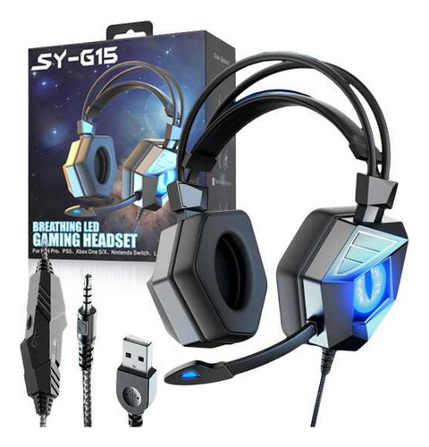 Audifonos Auriculares Headset Gaming Gamer Led Pc Ps4 G15