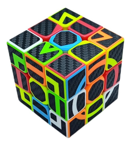 Cubo Qiyi 3x3 Calamar Fibra De Carbono