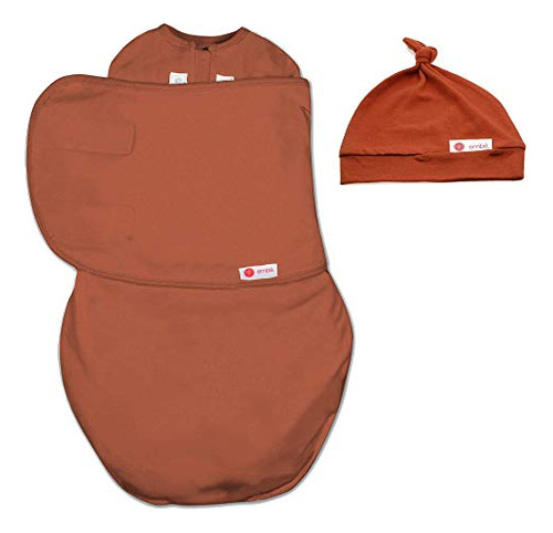 Cobija Y Gorro De Swaddle De Inicio 2-en-1 Para Bebés De