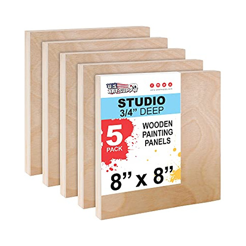 Tableros De Madera De Abedul Vertido De Pintura De 8 X...