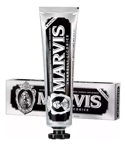 1 Pasta De Dientes Blanqueadora Marvis Mint 75 Ml
