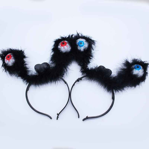 Faixa De Cabelo Luminosa De Halloween, 3 Peças De Cor Aleató