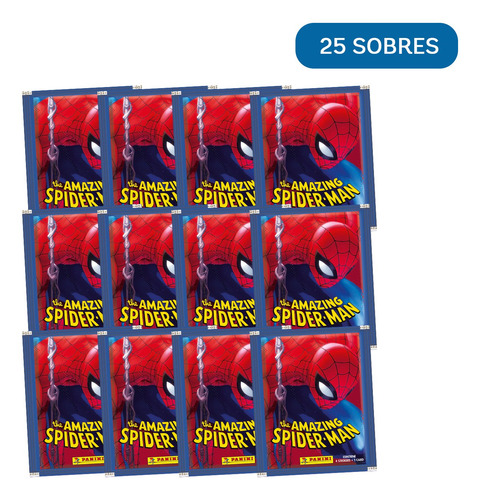 Imagen 1 de 1 de Pack Spiderman 60 Años (25 Sobres)