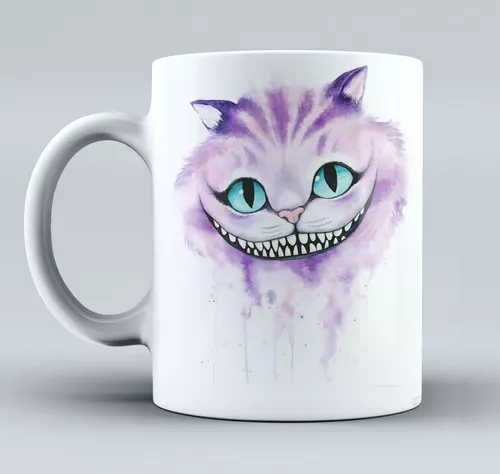 Taza Disney Alicia, Pais De Las Maravillas Gato Sonriente