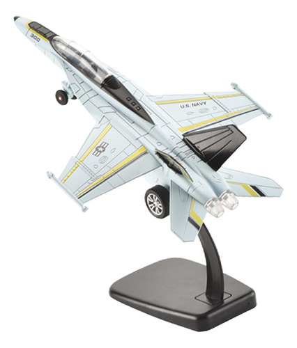 Simulación 1/100 Escala F18 Avión De Combate Modelo