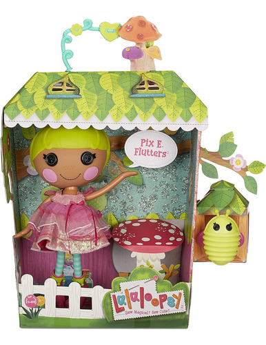 Muñeca Lalaloopsy  Pix E. Flutters & Pet Firefly