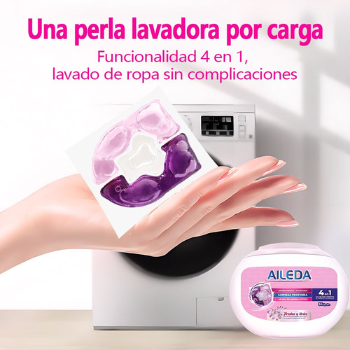 Detergente En Cápsulas Fresias Y Lirios (36 Cápsulas) 4 En 1